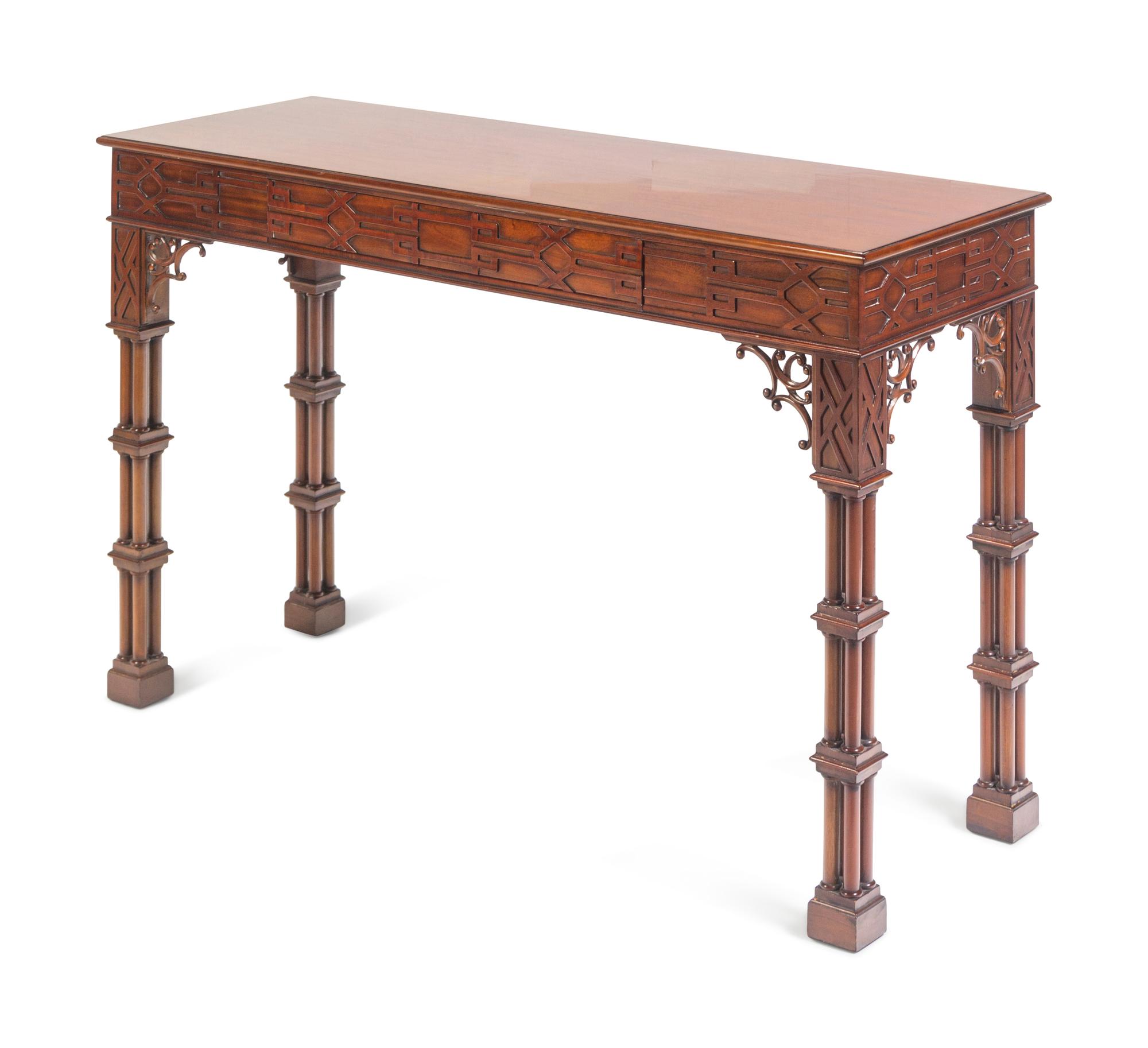 A George III Style Mahogany Side Table