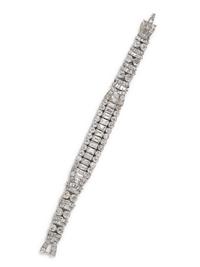 Art Deco, Platinum and Diamond Bracelet