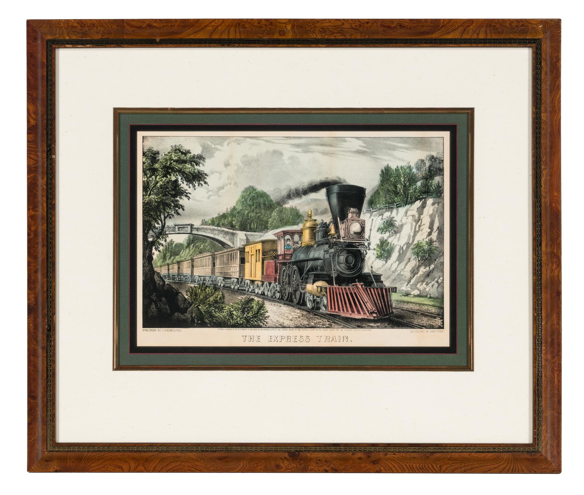 [AMERICANA - CURRIER & IVES]. A group of 7 small format lithographs, comprising: