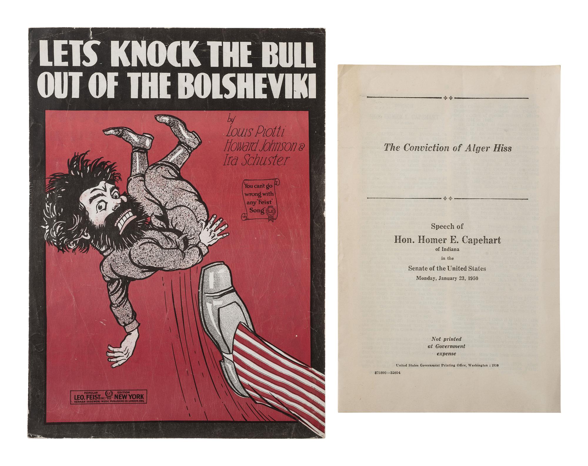 [SOCIALISM] -- [COMMUNISM]. Ephemera from early-20th century far left and progressive politics.