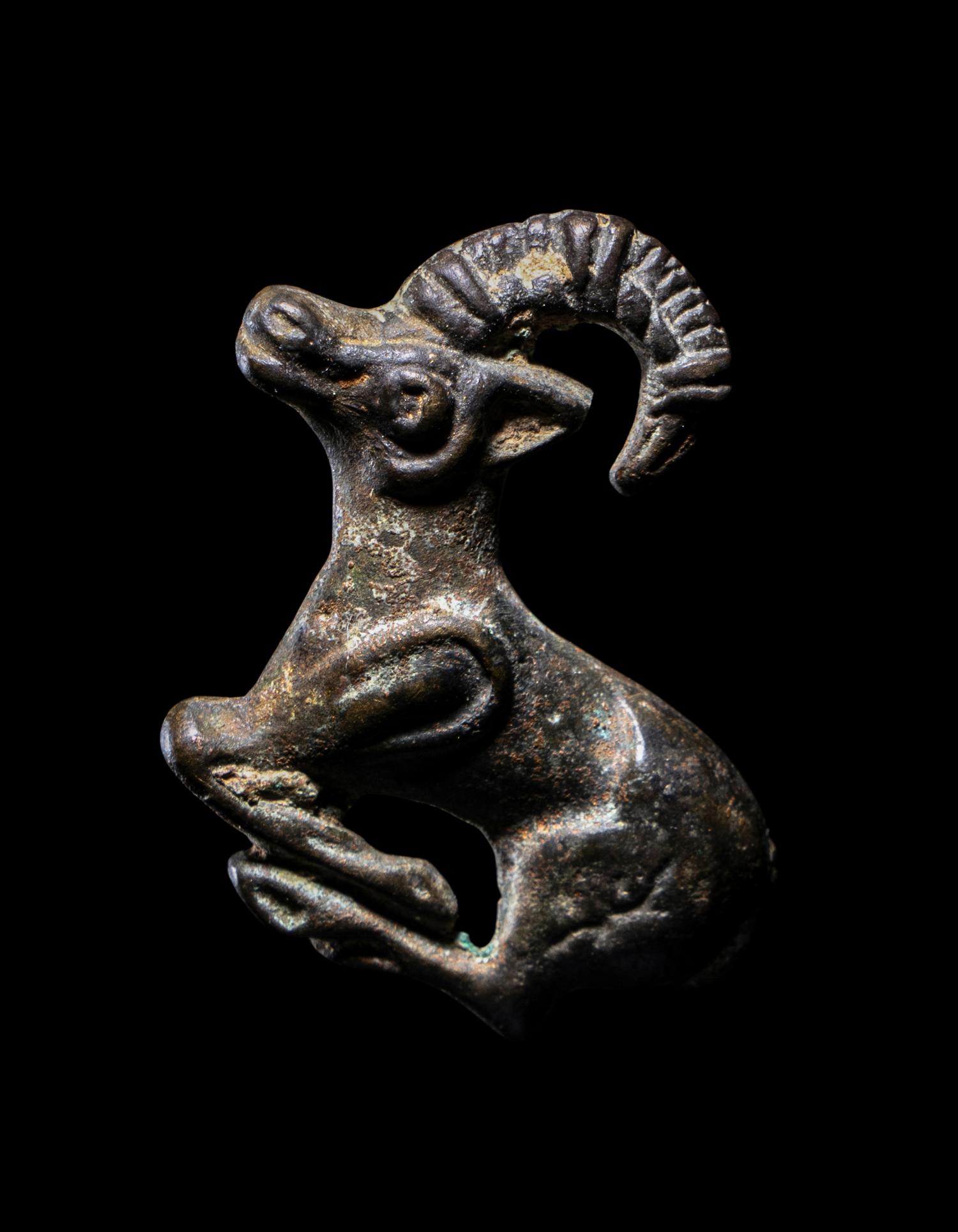 A Luristan Bronze Ibex