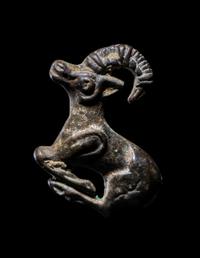 A Luristan Bronze Ibex