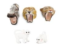 A Group of Five Italian Ceramic Animal Figures