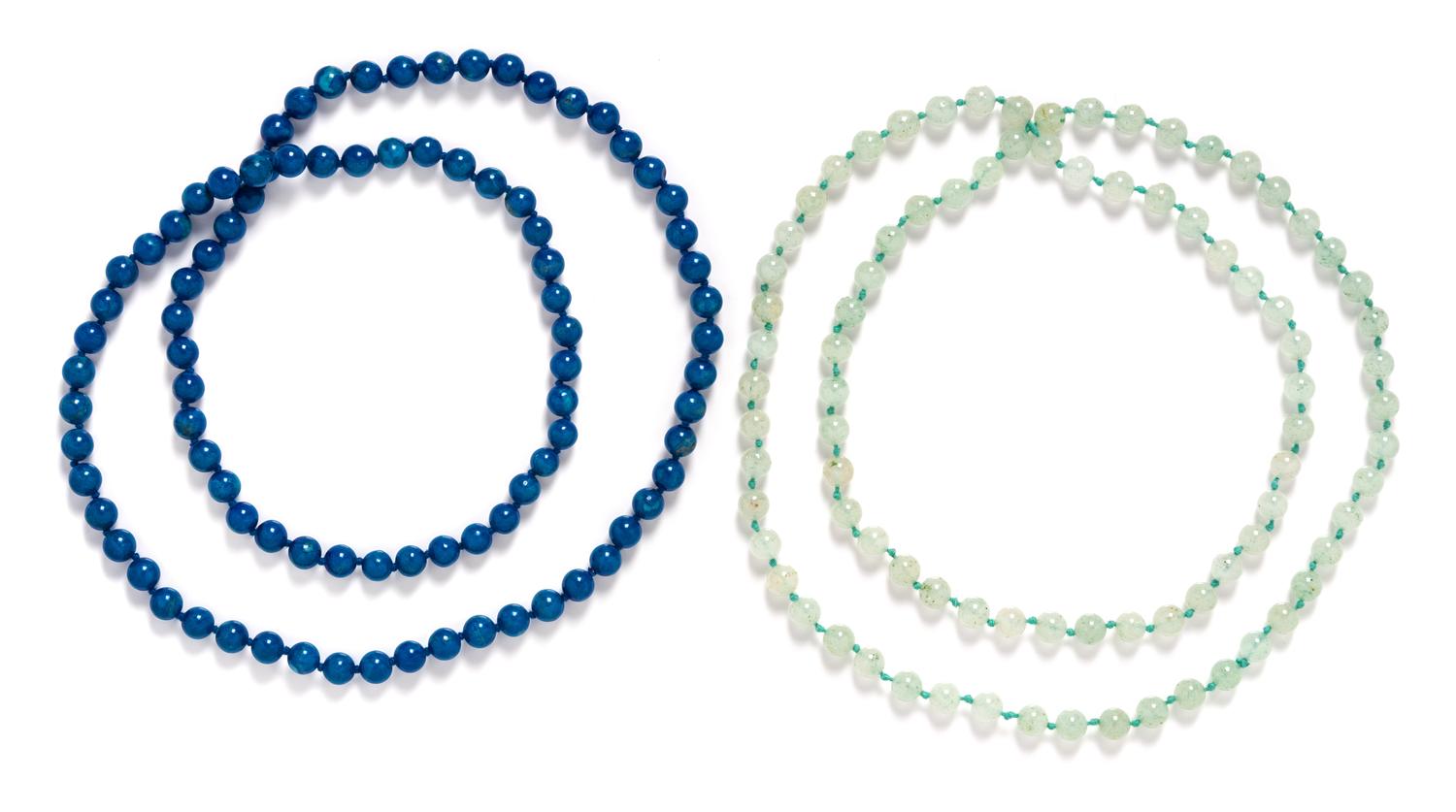 A Collection of Beaded Necklaces,