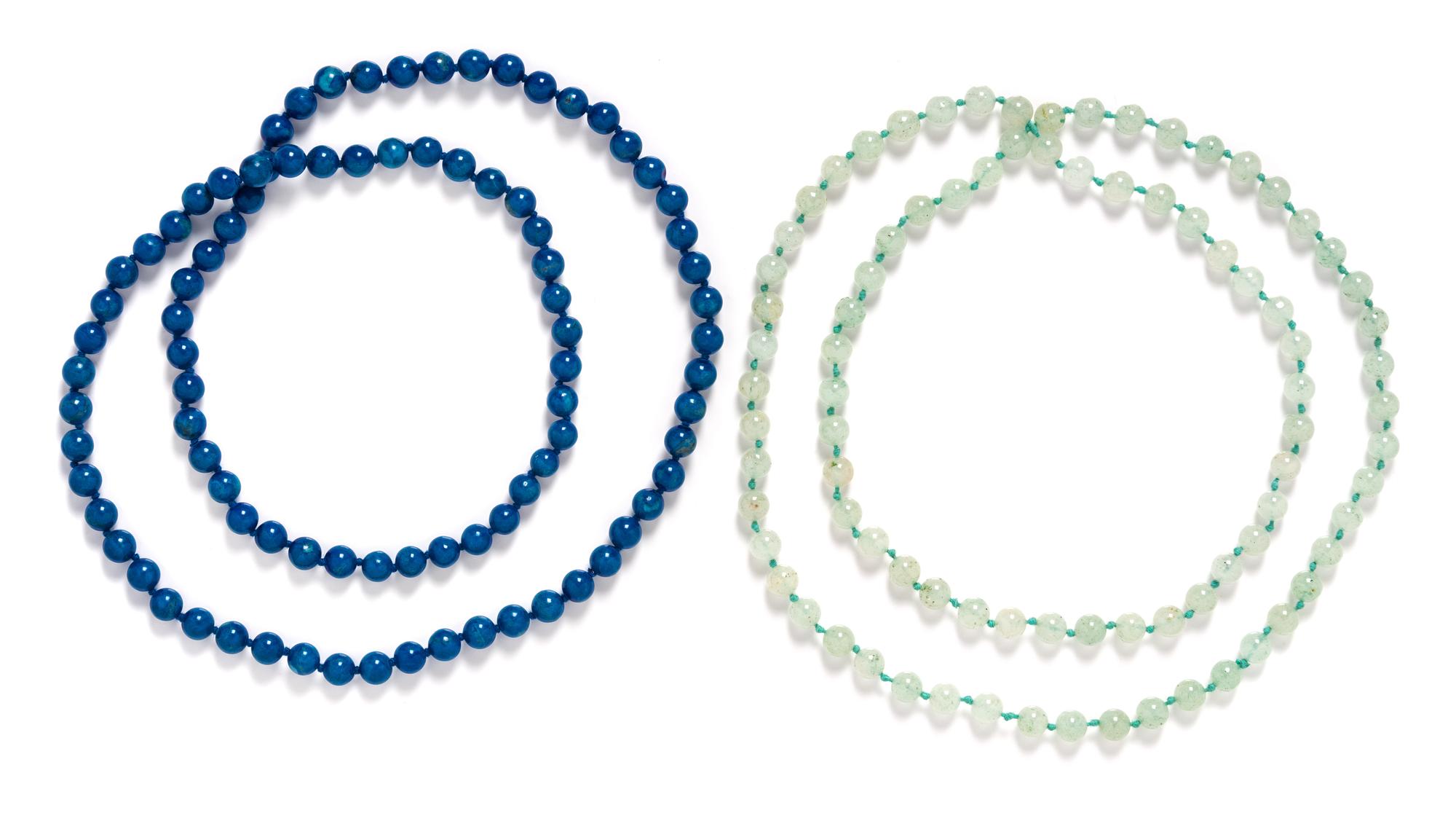 A Collection of Beaded Necklaces,
