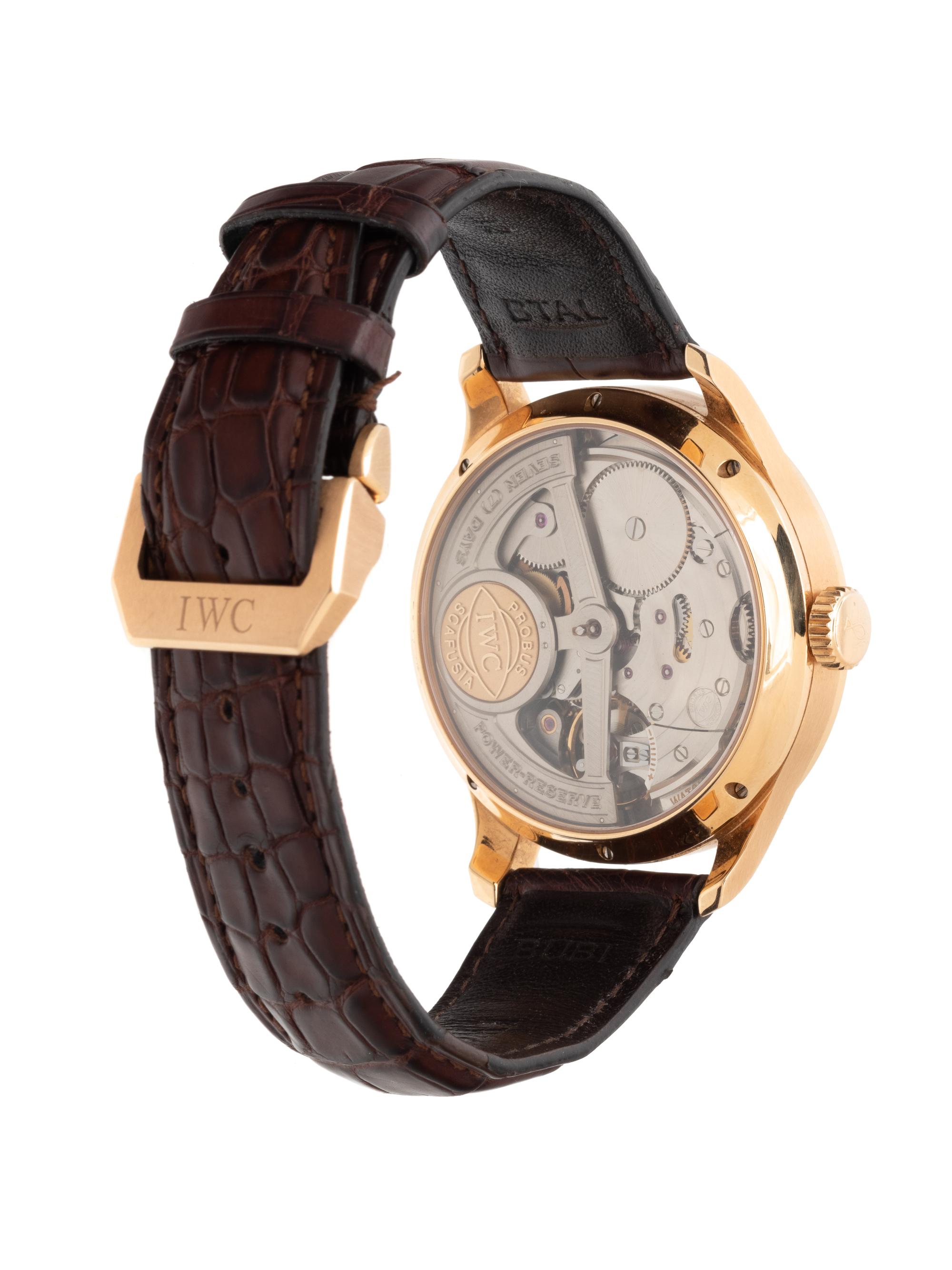IWC, 18K YELLOW GOLD REF. 5021 'PORTUGUIESER PERPETUAL CALENDAR' WRISTWATCH