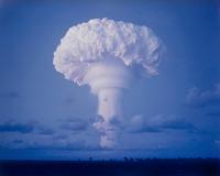 [OPERATION DOMINIC - TRUCKEE TEST]. Photograph from atomic test at Christmas Island June 6, 1962 (but printed 2009).