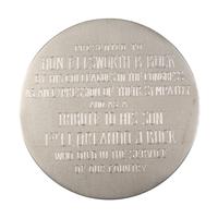 [WORLD WAR II]. A group of 3 items, highlighted by "Congressional War Parents Association" medallion presented to Ellsworth B. Buck for the loss of his son, 1st Lieutenant Orlando J. Buck.