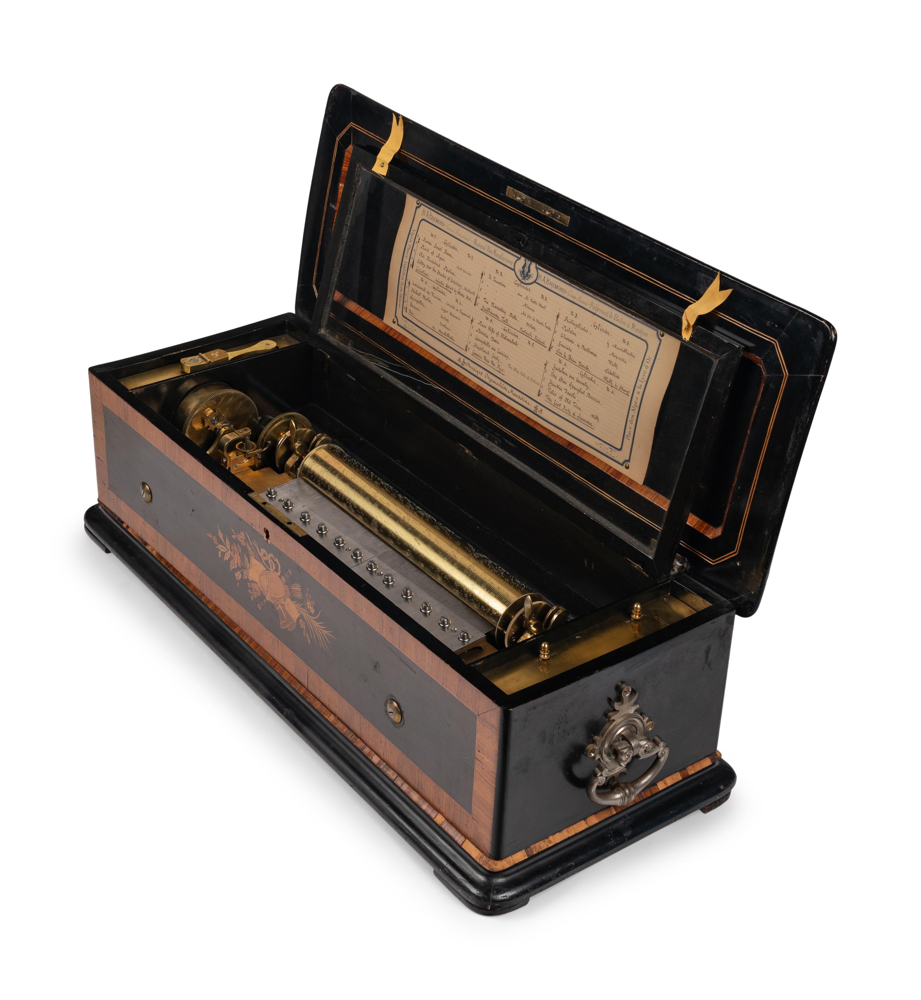 An Interchangeable Organocleide Mandoline Music Box by B.A. Bremond