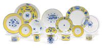 A Large Lynn Chase Costa Assurra Porcelain Service Diameter of dinner plate 11 inches. — 20TH CENTURY