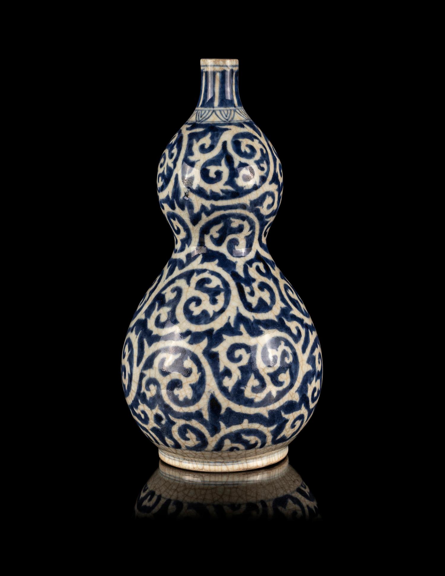 A Japanese Blue and White Porcelain Vase