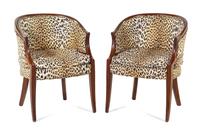 A Pair of Club Chairs