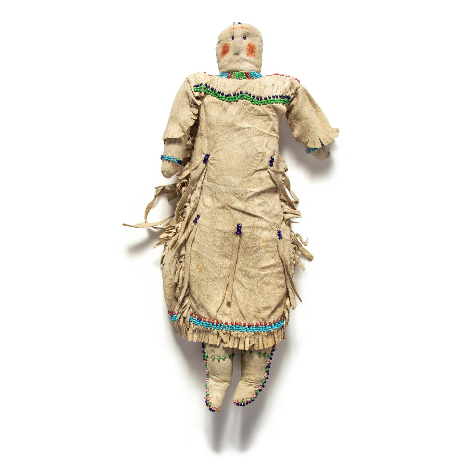 Southern Plains Beaded Hide Doll