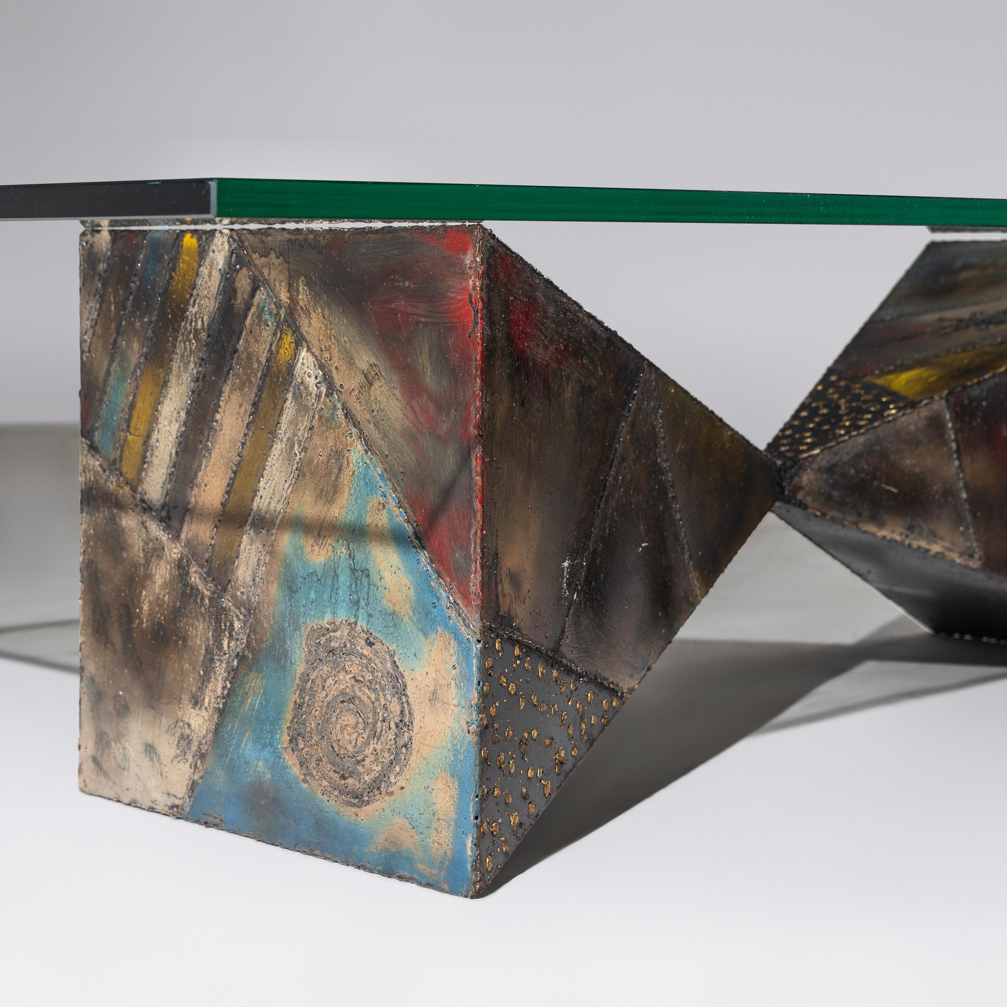 Coffee table, model PE 13, 1967 Paul Evans Studio for Directional, USA