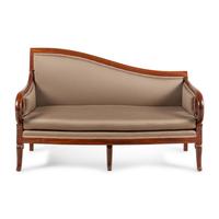 A North European Mahogany Settee