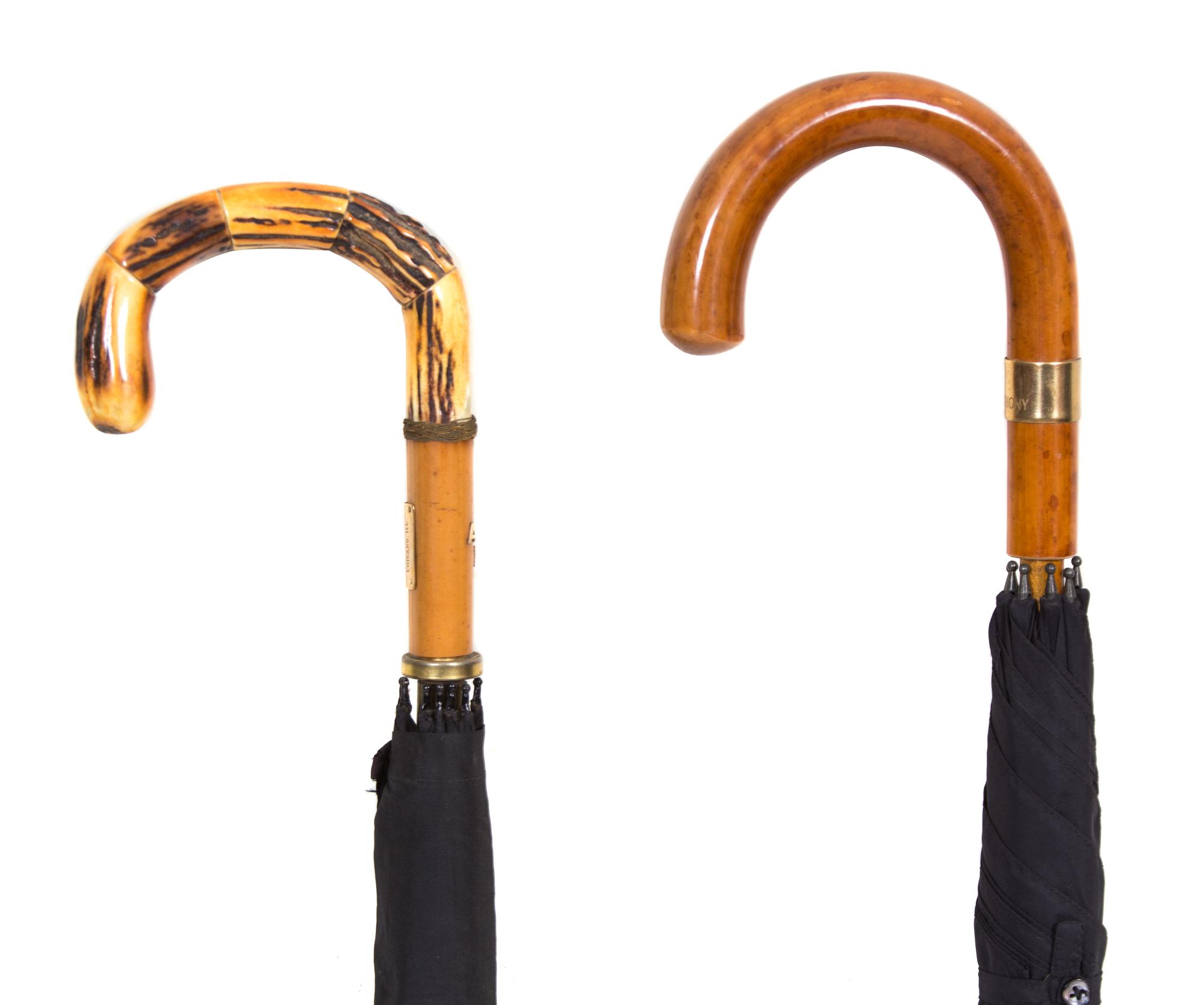 Two Umbrellas Larger length 36 1/2 inches.