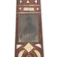An American Primitive Mother of Pearl and Tin-Type Inset Banjo