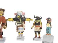 Collection of Hopi Katsina Dolls