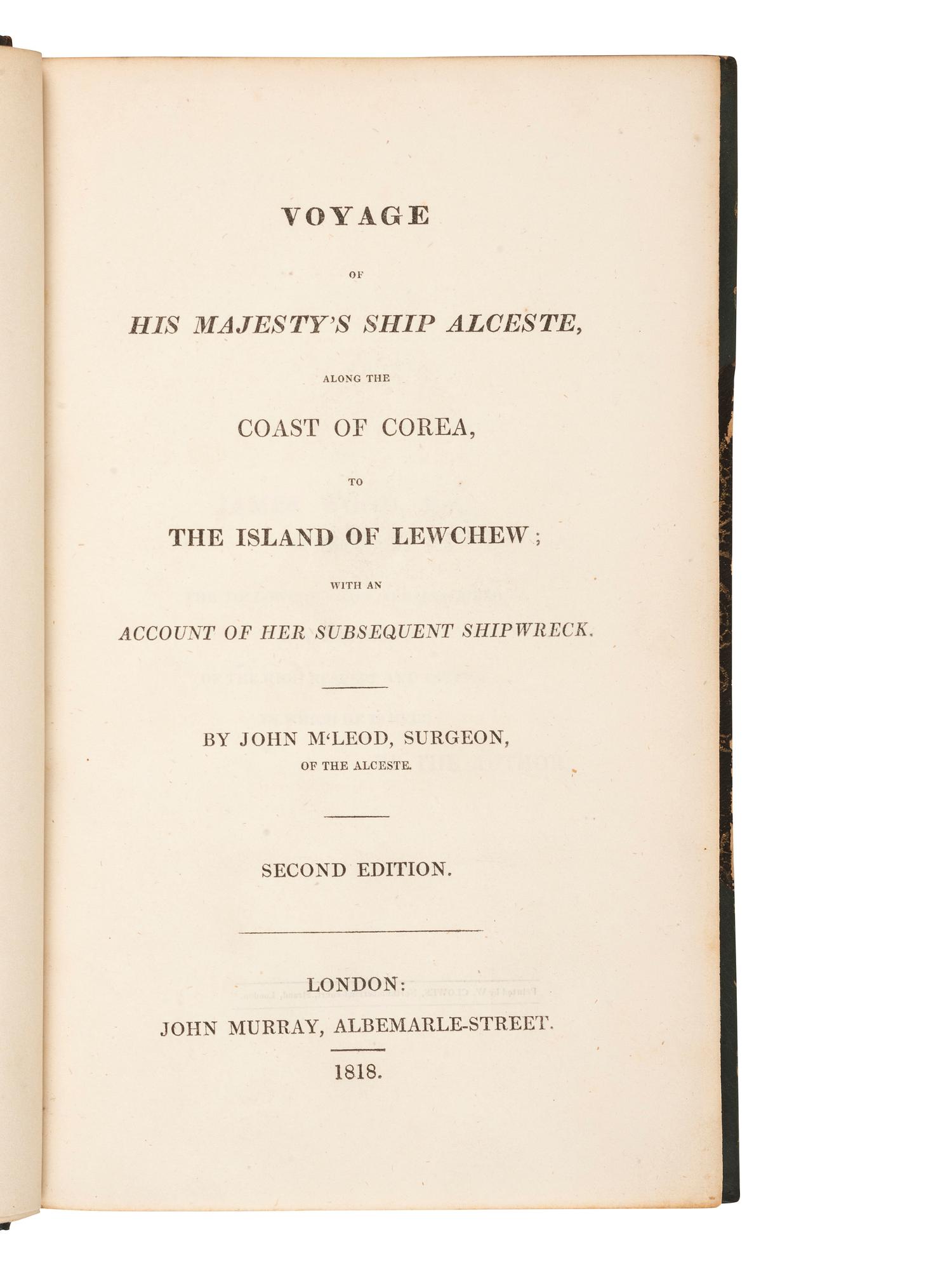 [SHIPWRECKS -- BRITISH]. A group of 3 works about British shipwrecks, comprising: