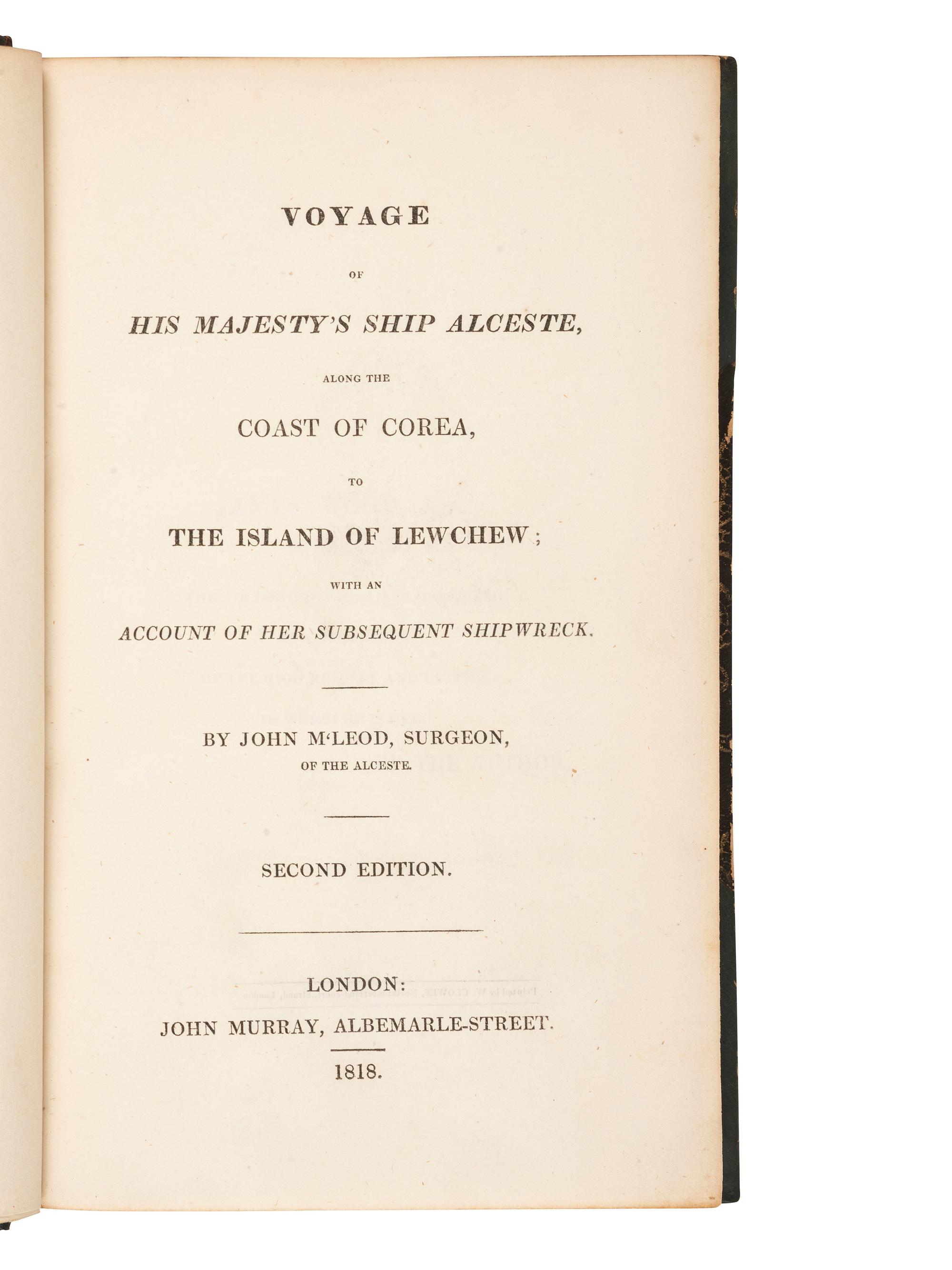 [SHIPWRECKS -- BRITISH]. A group of 3 works about British shipwrecks, comprising: