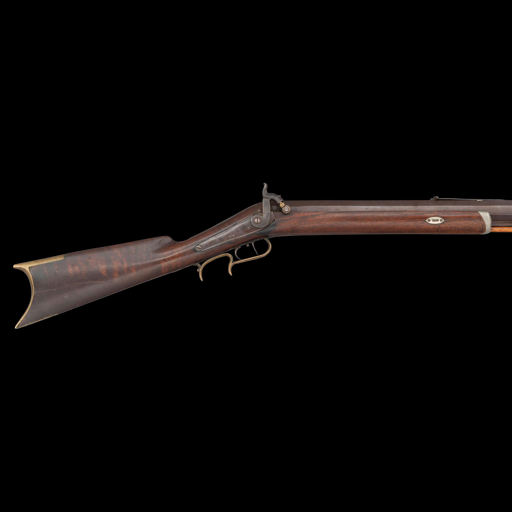 St. Louis Half-Stock Heavy Barreled Plains Rifle by Frederick Hellinghaus