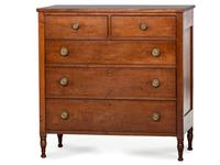 A Federal Cherrywood Chest of Drawers