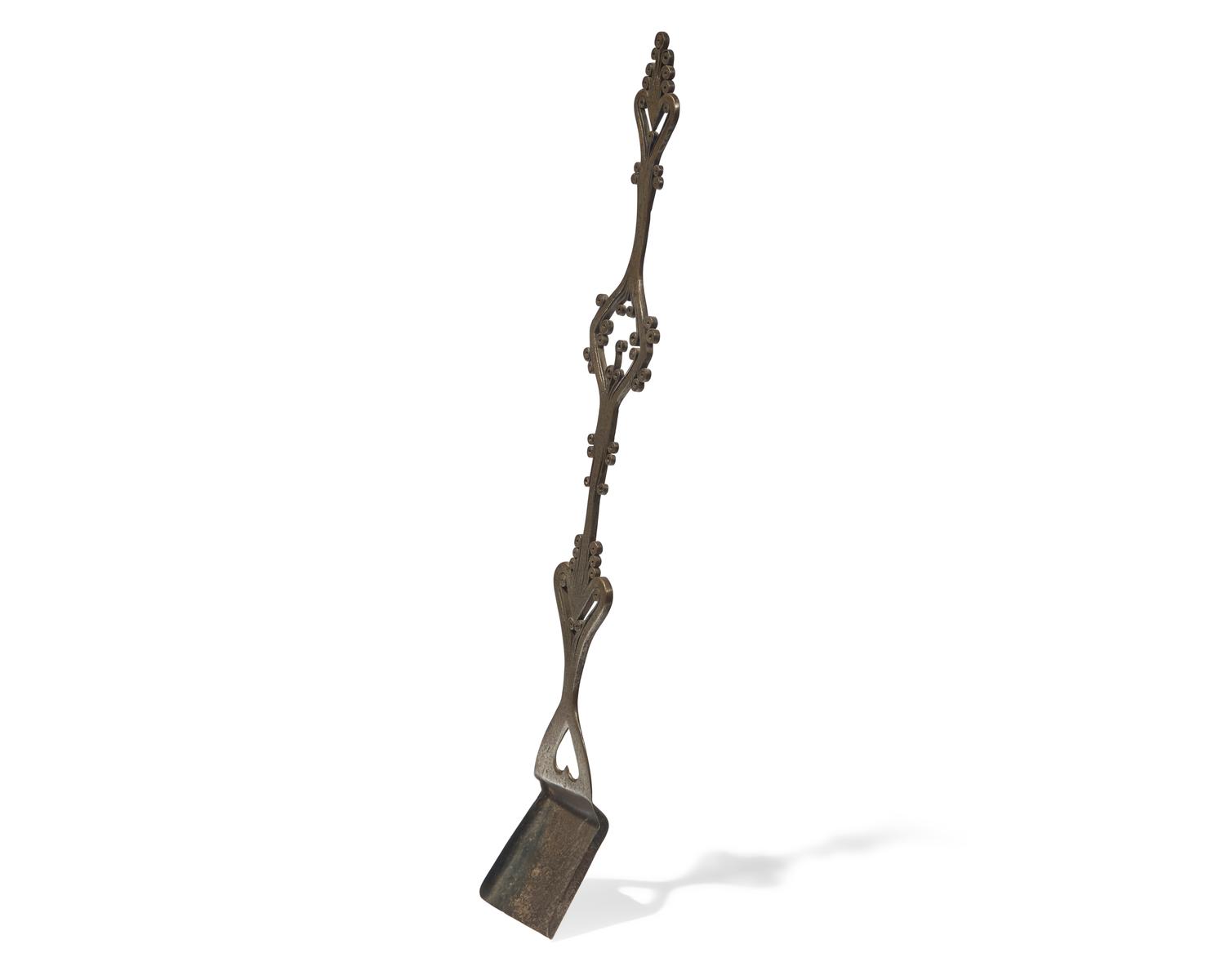 A Large Wrought Iron Shovel, French, 18th Century