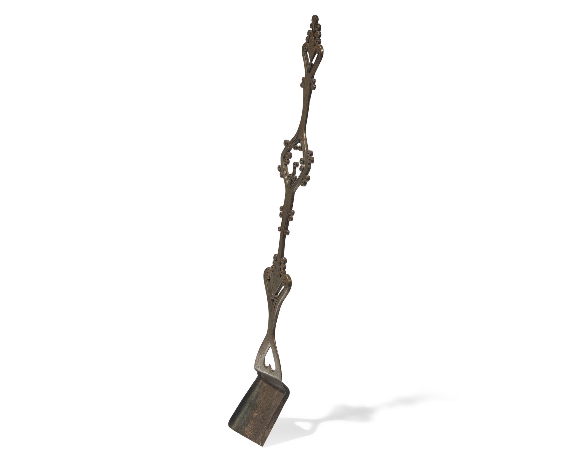 A Large Wrought Iron Shovel, French, 18th Century
