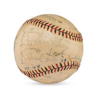 A 1938 Decatur Commodores Team Signed Autograph Baseball