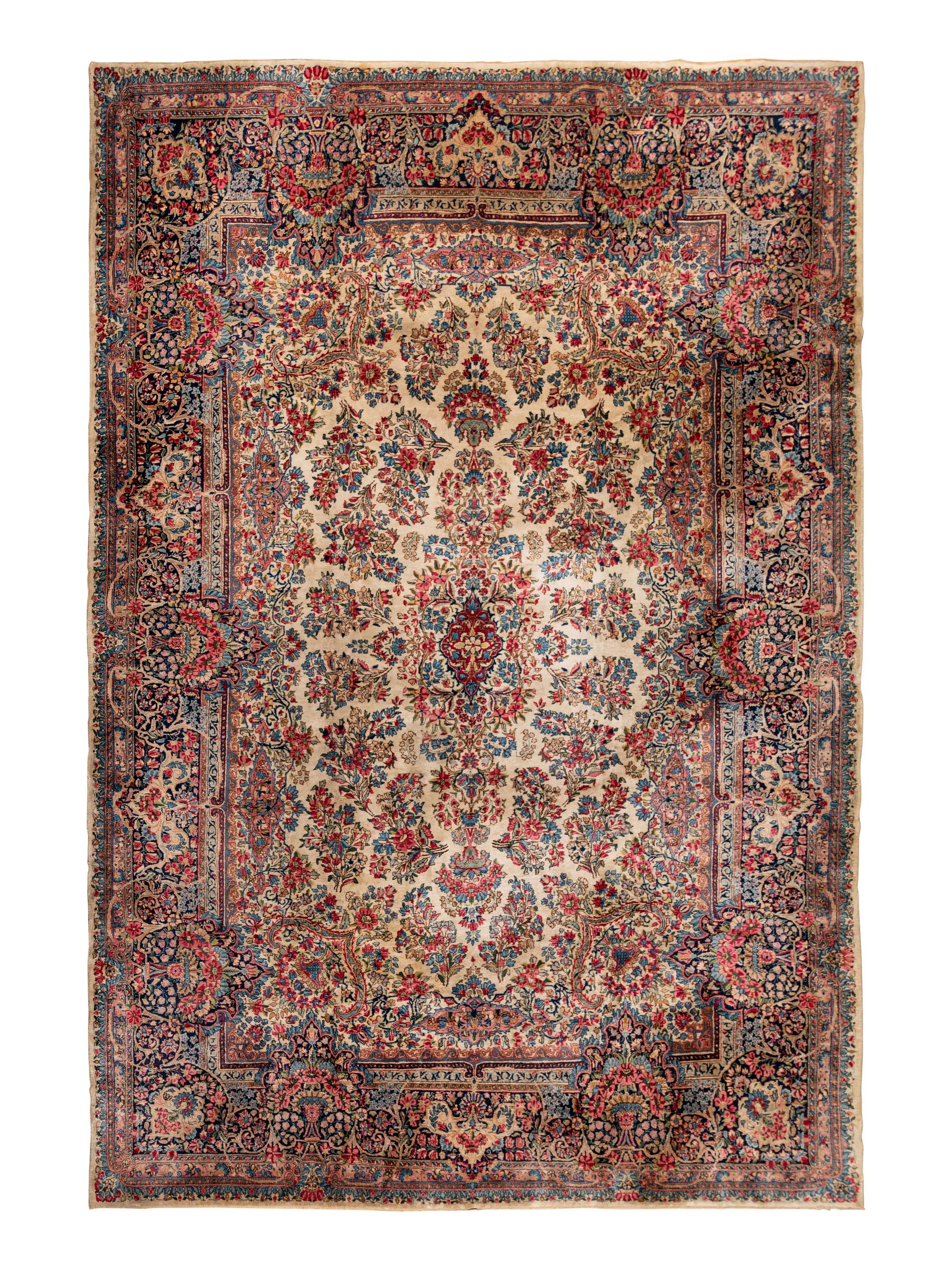 A Kirman Wool Rug