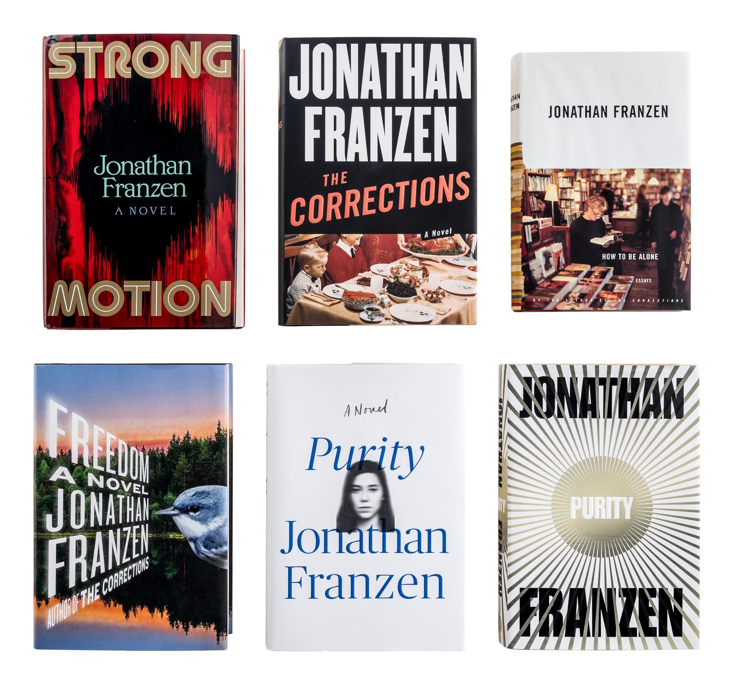 FRANZEN, Jonathan (b. 1959). A group of 5 SIGNED FIRST EDITIONS, comprising: