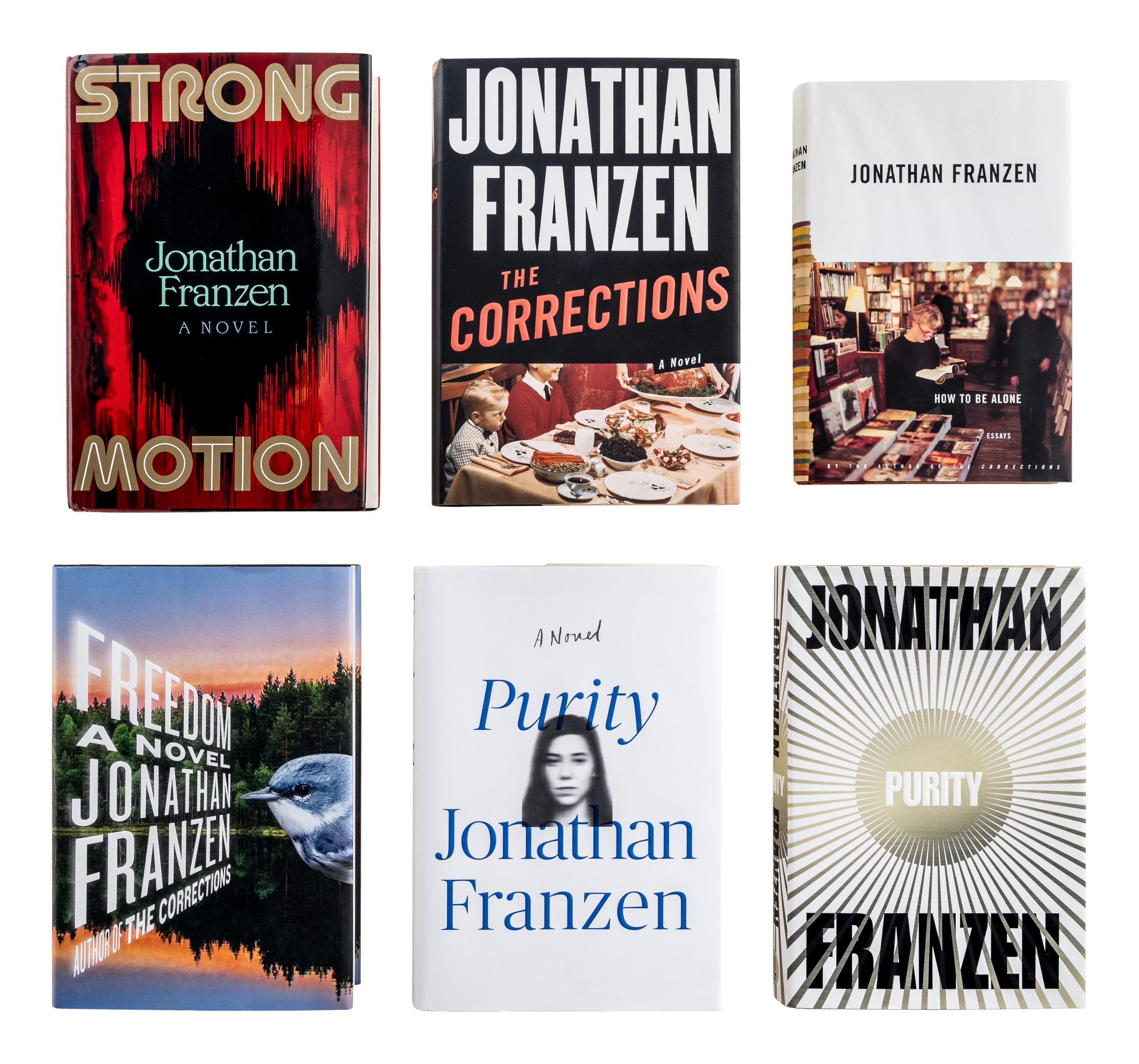 FRANZEN, Jonathan (b. 1959). A group of 5 SIGNED FIRST EDITIONS, comprising: