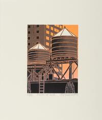 Collection of eight prints from the Print Club of Albany