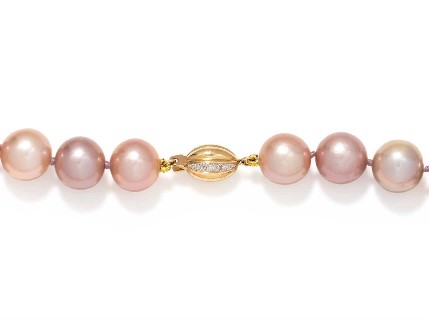 CULTURED PINK SOUTH SEA PEARL NECKLACE