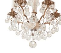 A French Gilt Bronze and Cut Glass Five-Light Chandelier
