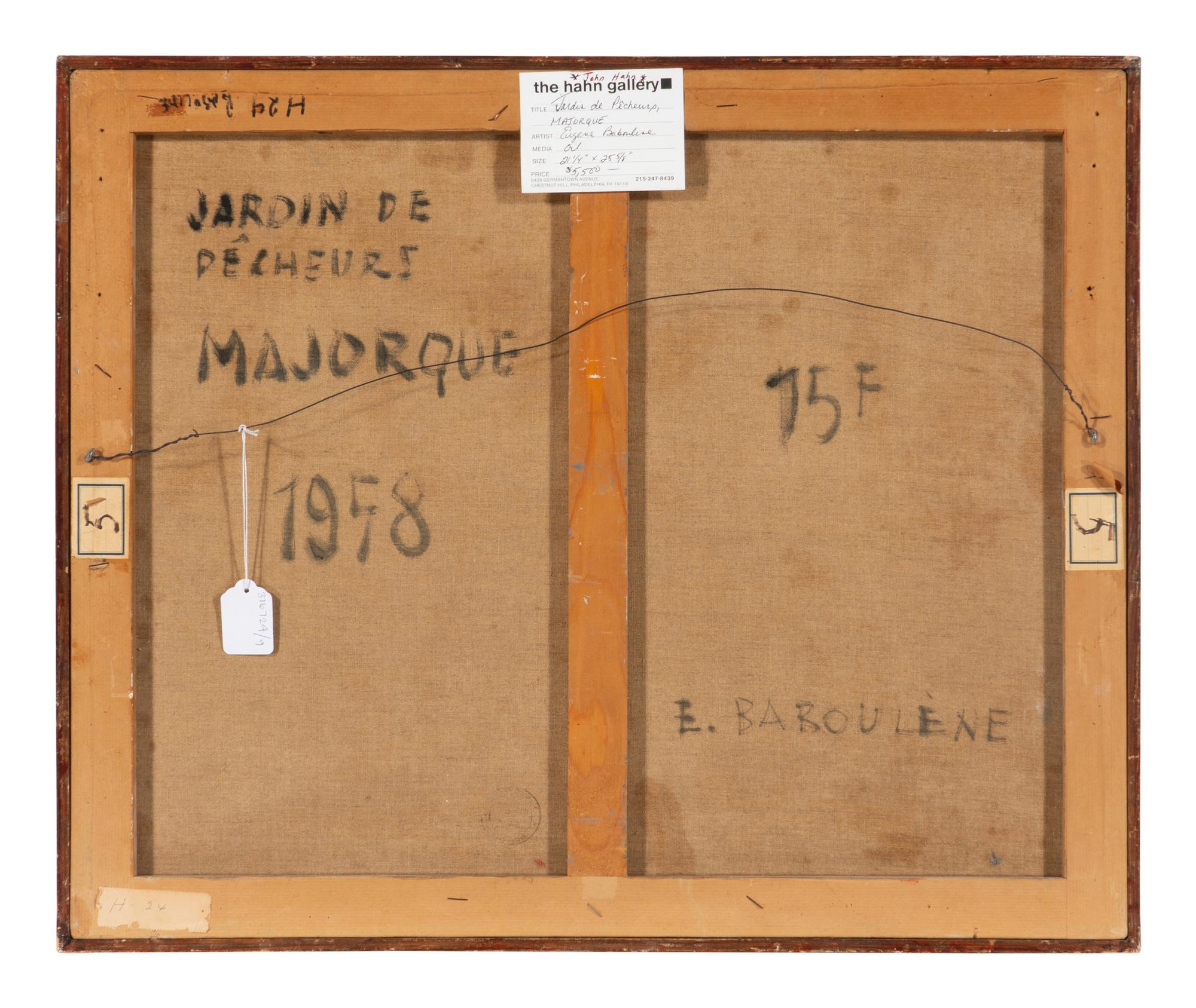 Le Jardin Pêcheur, Majorque, 1958