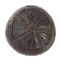 A Carved Coconut Depicting a Grisly American Indian Scene