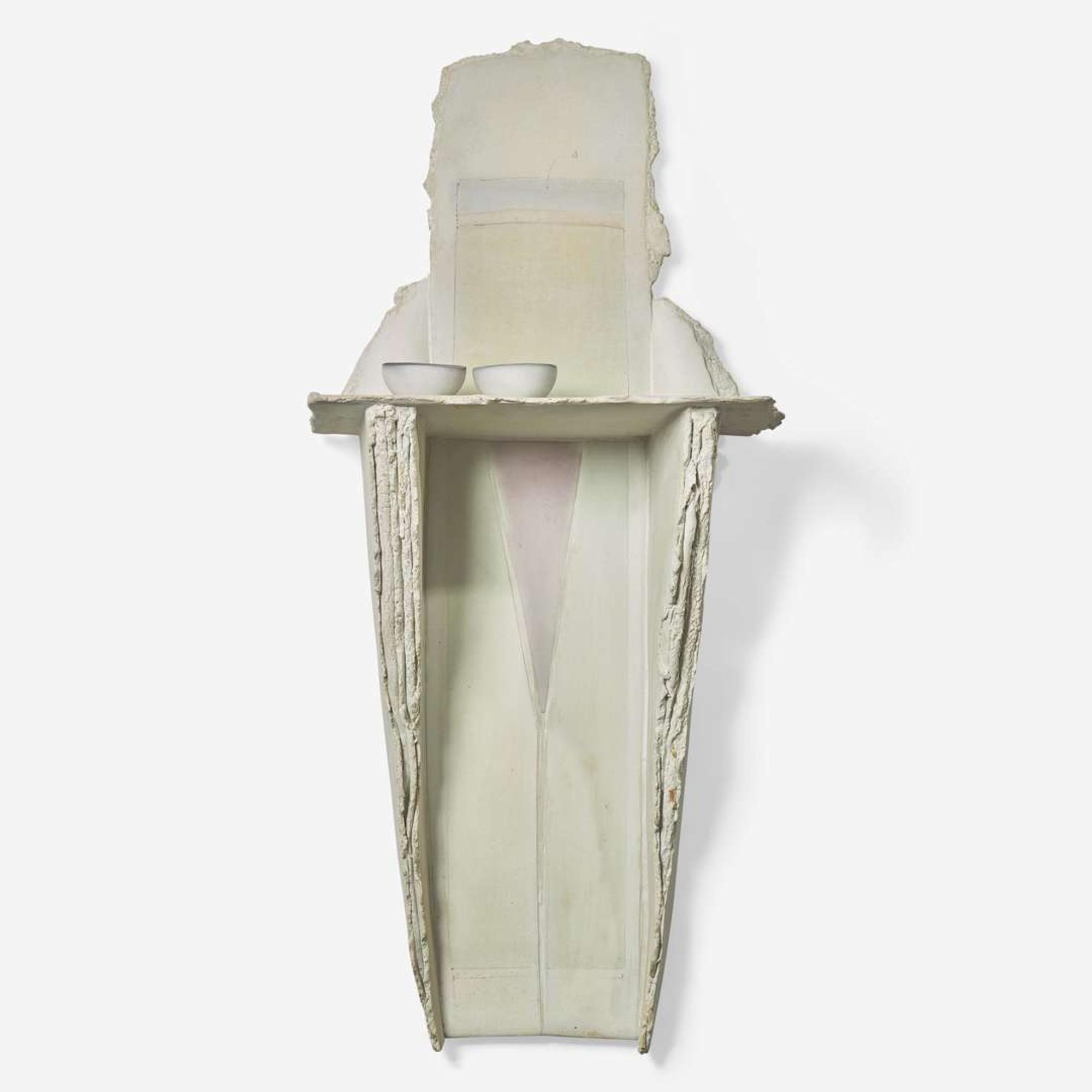 Paula Winokur (American, 1936-2018) Wall Shelf Sculpture, Philadelphia, Pennsylvania, USA, 1987