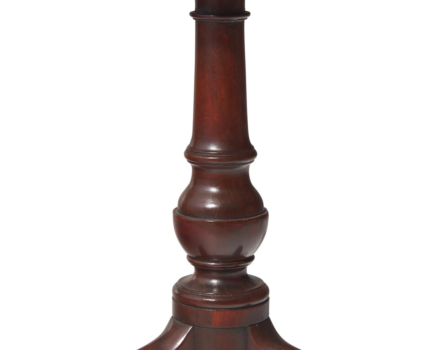 A George III mahogany kettle stand, circa 1760