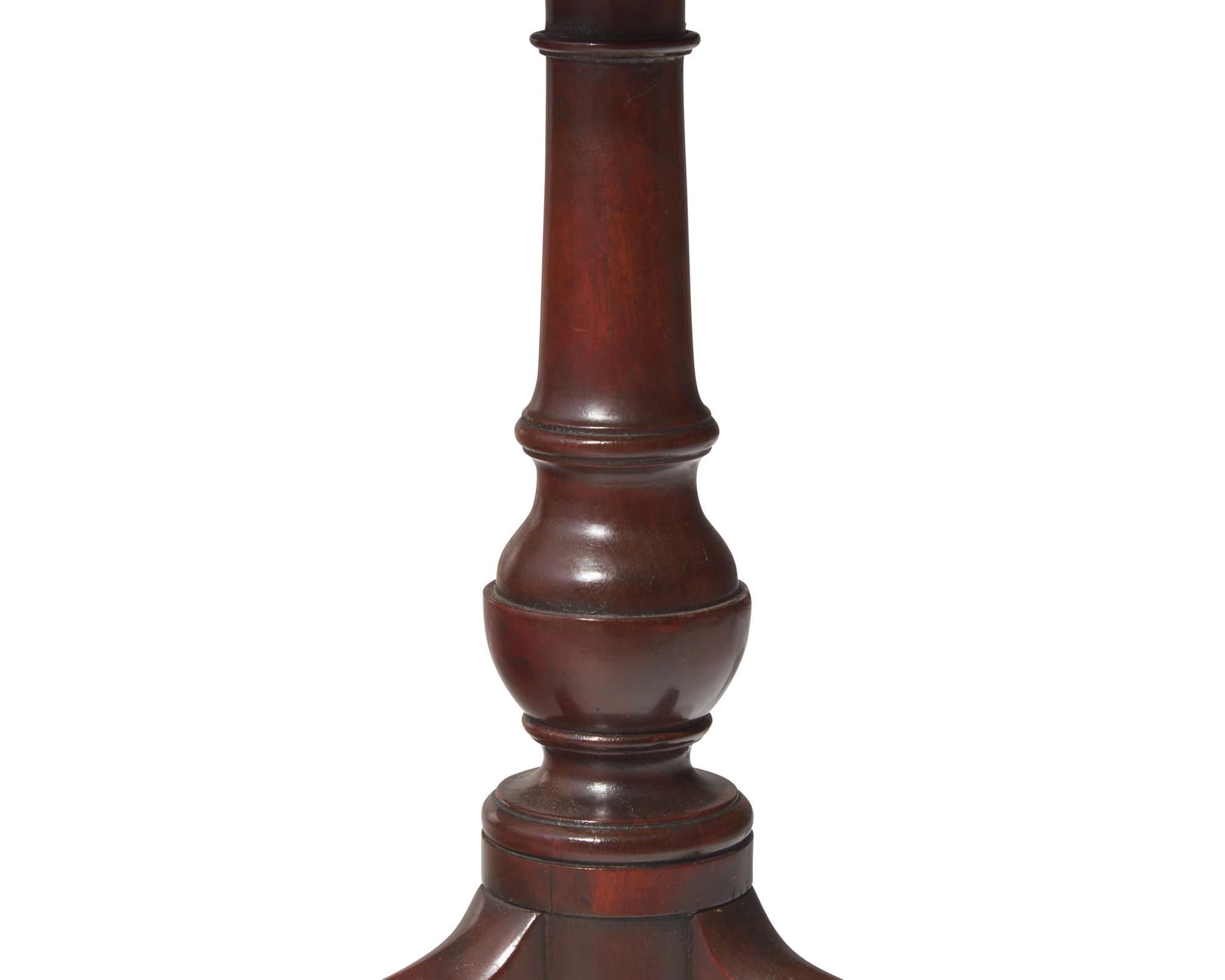 A George III mahogany kettle stand, circa 1760