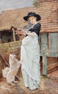 The Pet, c. 1870