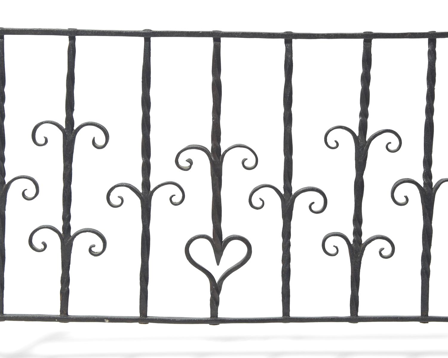 An Assorted Group of Five Wrought Iron Fireplace Accessories, American and English, 18th and Early 19th Century