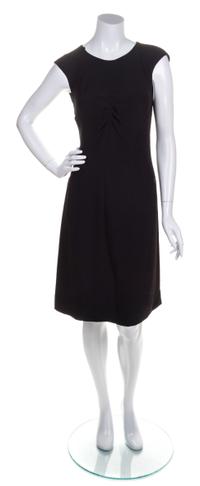 A Chanel Black Silk Dress, Size 40.