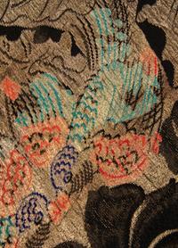 Woven Metallic Thread Shawl, 1910-30s