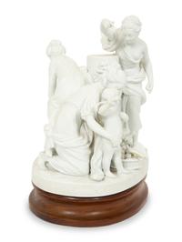 A Sèvres Style Biscuit Porcelain Group