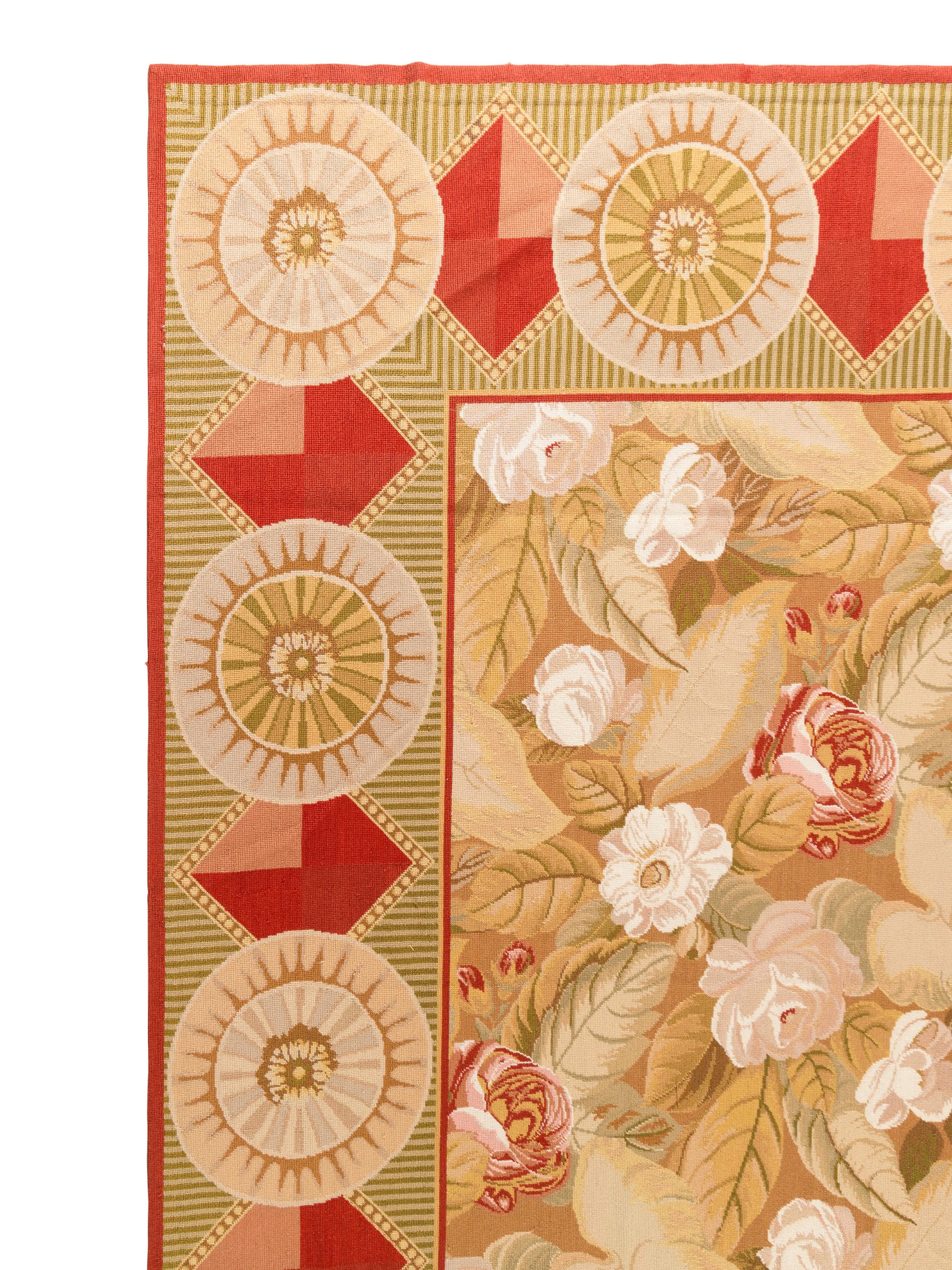 A Portuguese Needlepoint Rug