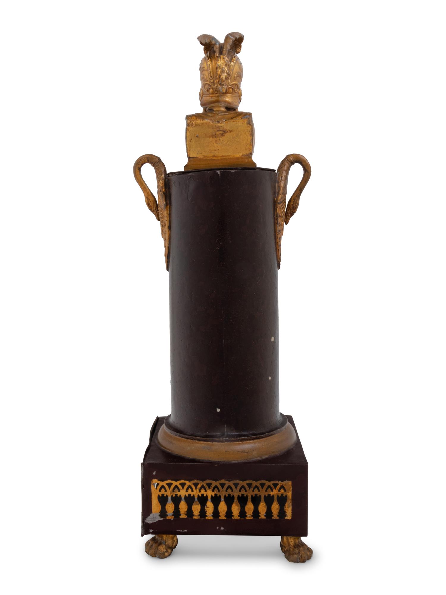 An Empire Parcel Gilt and Painted Tôle Cafetière