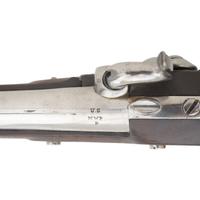 Confederate Style Brazed Bolster Alteration of a US Model 1836 Pistol with New Jersey Surcharges