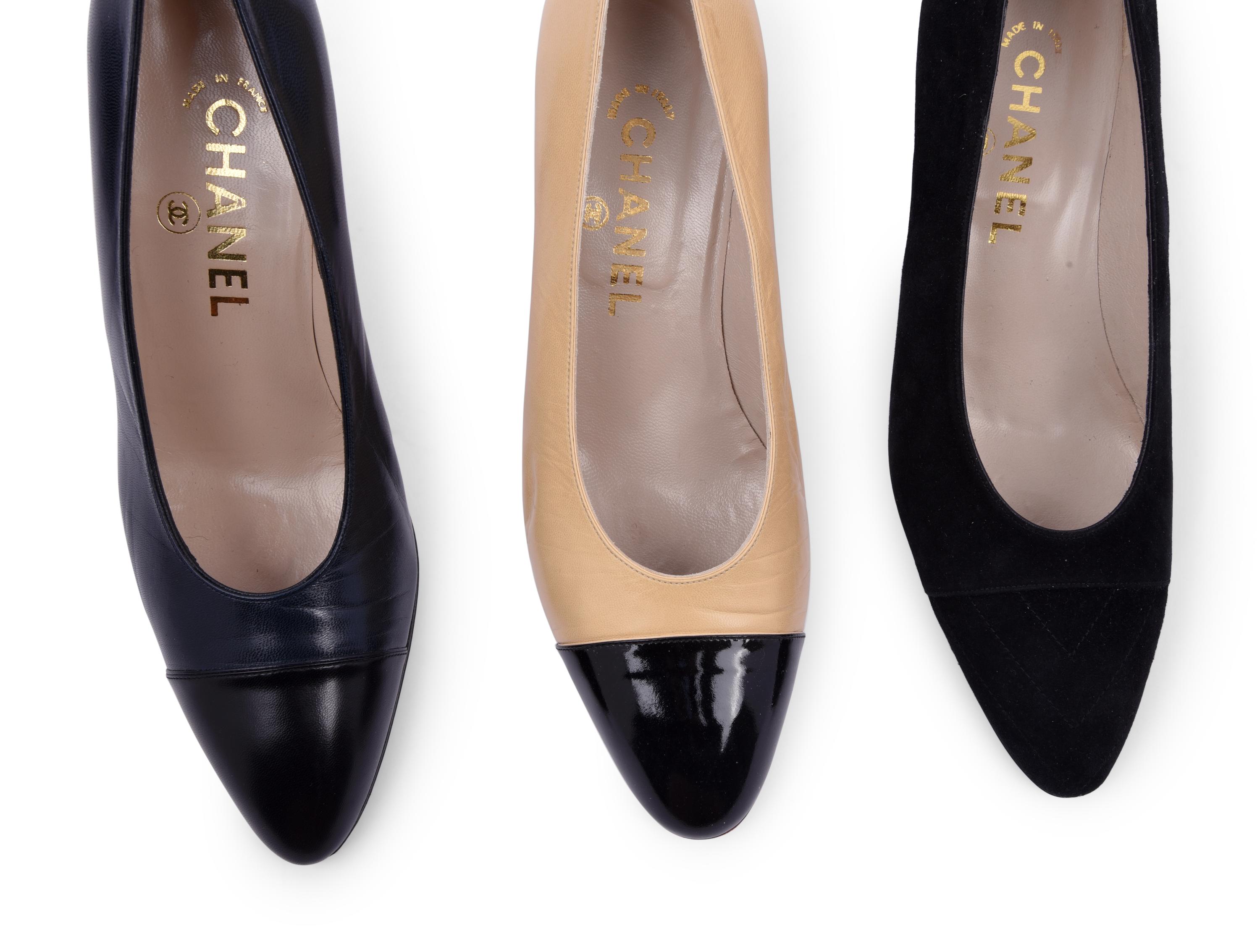 Three Pairs of Chanel Heels, 1990s