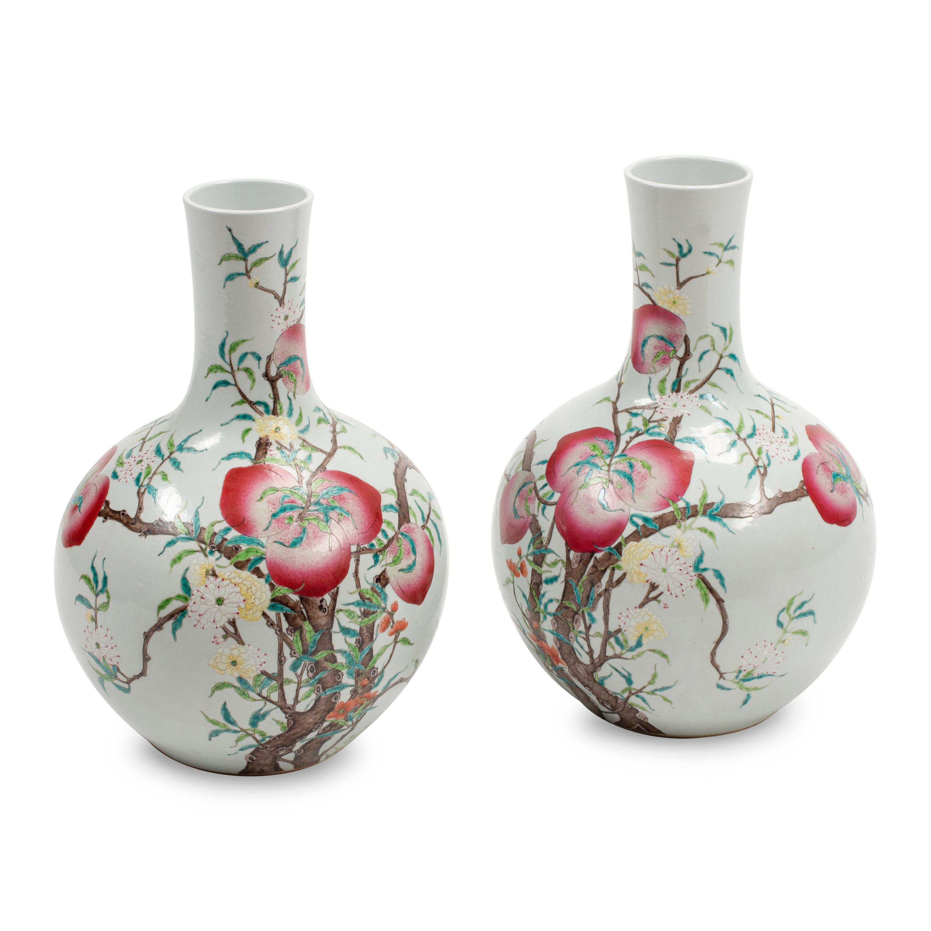 A Pair of Chinese Porcelain Vases